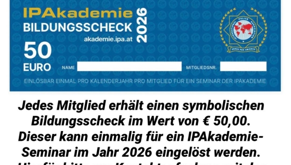 Ab 2026 NEU: IPAkademie Bildungsscheck